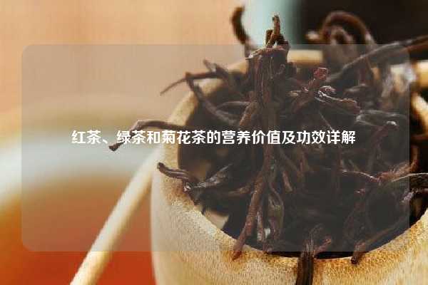 红茶、绿茶和菊花茶的营养价值及功效详解